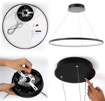 Brice Modern Contemporary Iron Integrated LED Pendant